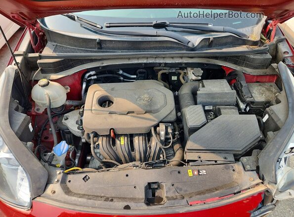 KNDPM3AC3J7384104 2018 KIA SPORTAGE Red Vista del compartimento del motor
