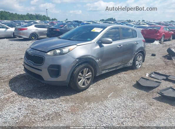 KNDPM3AC3K7558304 2019 KIA SPORTAGE Gray წინა მარცხენა ხედი სამი მეოთხედიდან