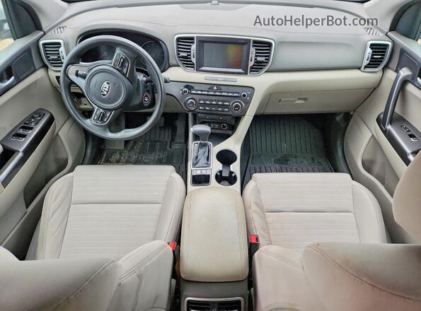 KNDPM3AC3K7607260 2019 KIA SPORTAGE Silver Widok deski rozdzielczej