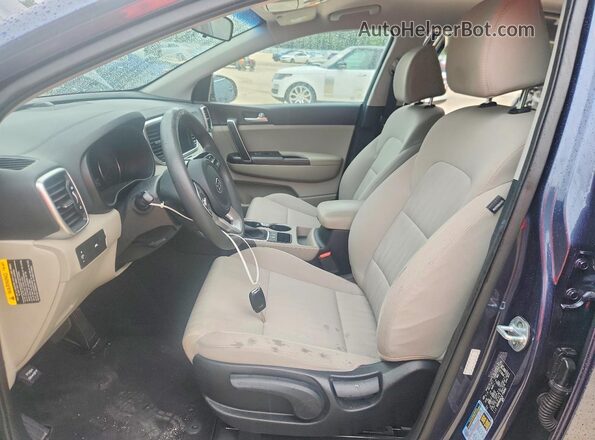 KNDPM3AC3L7793092 2020 KIA SPORTAGE Blue Vista interior delantera