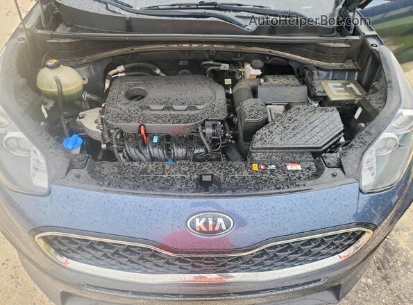KNDPM3AC3L7793092 2020 KIA SPORTAGE Blue Vista del compartimento del motor
