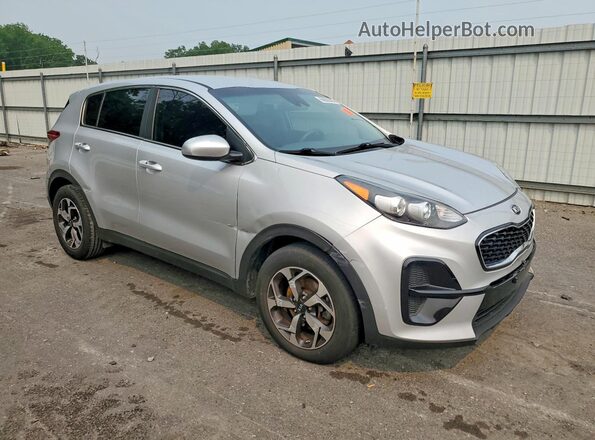 KNDPM3AC3M7926516 2021 KIA SPORTAGE Серебряный Передняя правая четверть