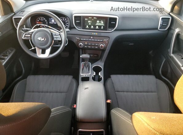 KNDPM3AC3M7930629 2021 KIA SPORTAGE White Dashboard view