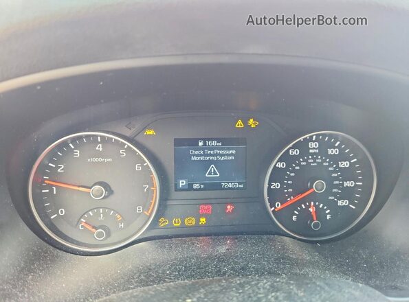 KNDPM3AC3M7942084 2021 KIA SPORTAGE Brown Вид щитка приладів