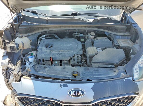 KNDPM3AC3M7945843 2021 KIA SPORTAGE Silver Engine compartment view