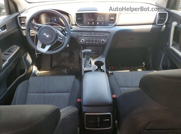 KNDPM3AC3M7945843 2021 KIA SPORTAGE Silver Dashboard view