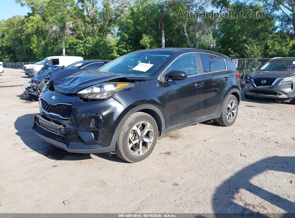 KNDPM3AC3N7006189 2022 KIA SPORTAGE Black Przód lewy