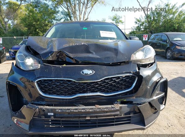 KNDPM3AC3N7006189 2022 KIA SPORTAGE Black Widok wnętrza z tyłu