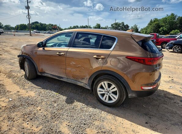 KNDPM3AC4H7087689 2017 KIA SPORTAGE Gold Rear left