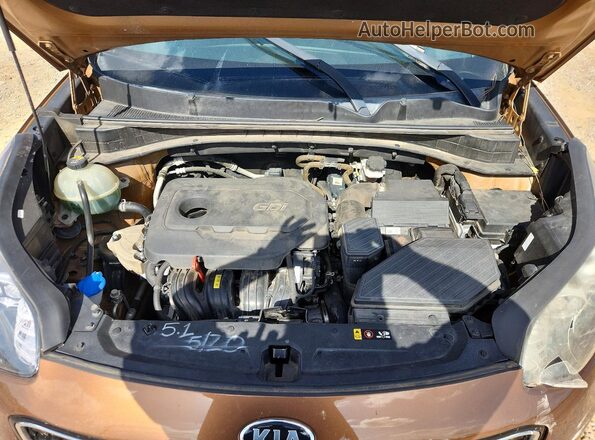 KNDPM3AC4H7087689 2017 KIA SPORTAGE Gold Engine compartment view