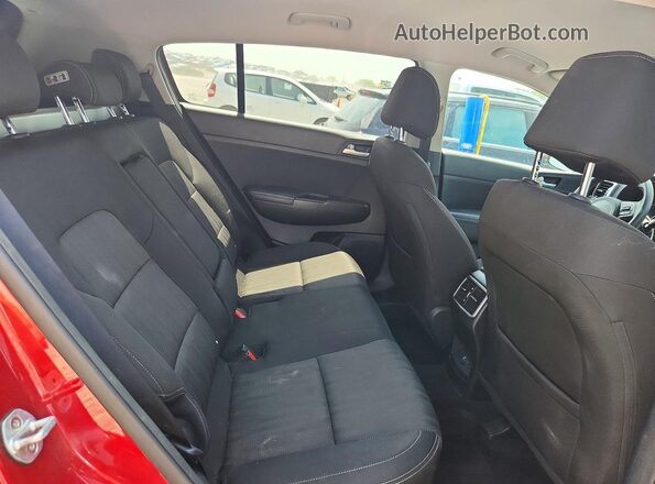 KNDPM3AC4H7290713 2017 KIA SPORTAGE Red Սալոնի հետևի տեսք