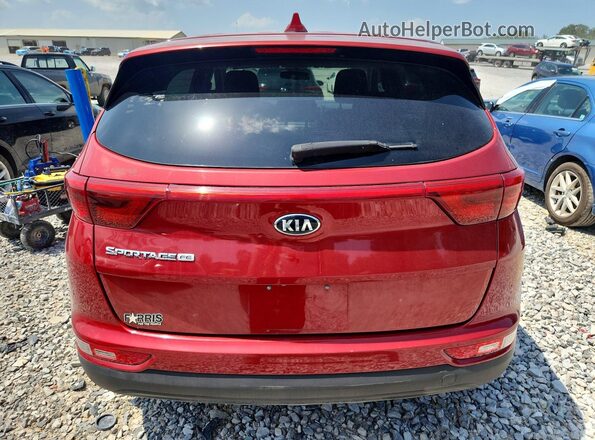 KNDPM3AC4H7290713 2017 KIA SPORTAGE Red Հետևի տեսք