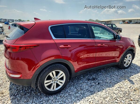 KNDPM3AC4H7290713 2017 KIA SPORTAGE Red Հետևի աջ