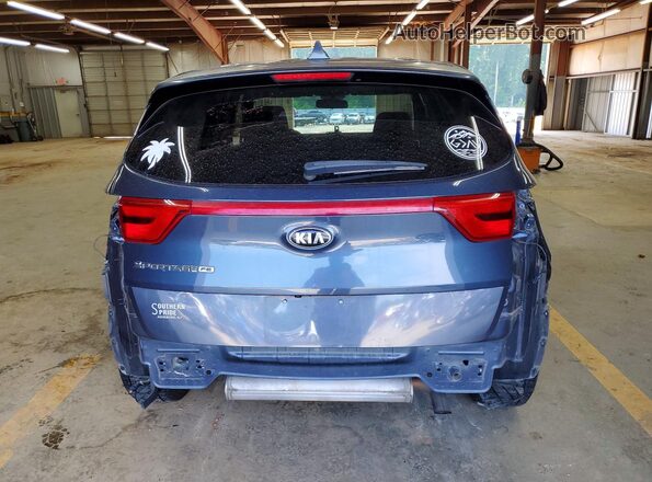 KNDPM3AC4K7598472 2019 KIA SPORTAGE Blue Հետևի տեսք