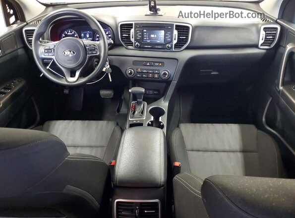 KNDPM3AC4K7598472 2019 KIA SPORTAGE Blue Առջևի վահանակի տեսք