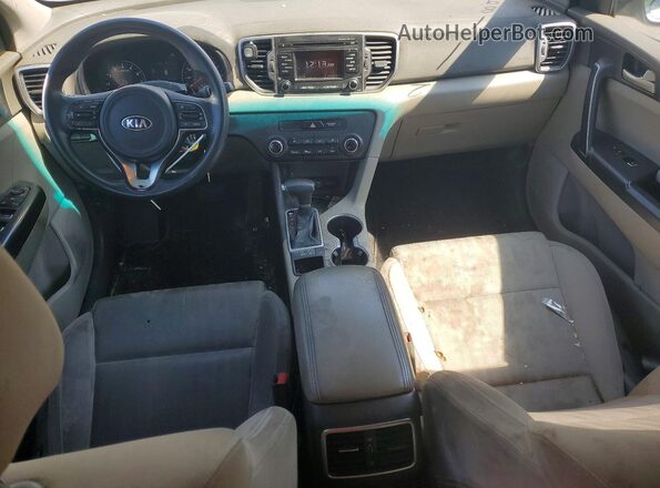 KNDPM3AC5H7211890 2017 KIA SPORTAGE White Vista del salpicadero