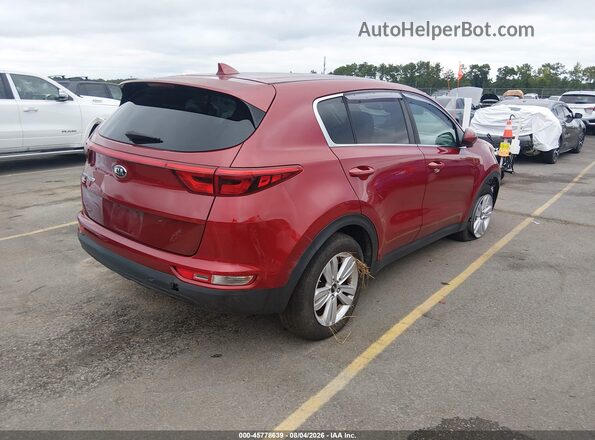 KNDPM3AC5J7458560 2018 KIA SPORTAGE Красный Задняя правая четверть
