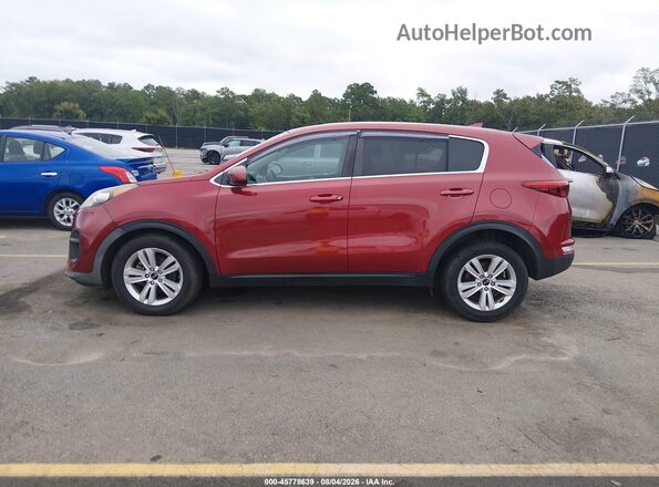 KNDPM3AC5J7458560 2018 KIA SPORTAGE Красный Панорамный вид салона 360°