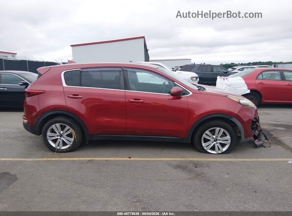 KNDPM3AC5J7458560 2018 KIA SPORTAGE Красный Вид задней части салона