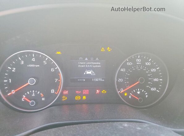 KNDPM3AC5L7701075 2020 KIA SPORTAGE White Սարքավորումների վահանակի տեսք