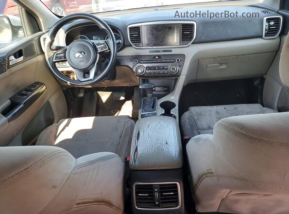 KNDPM3AC5L7779128 2020 KIA SPORTAGE Silver Առջևի վահանակի տեսք