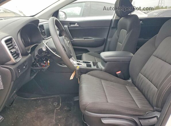 KNDPM3AC5L7798861 2020 KIA SPORTAGE White Widok wnętrza z przodu