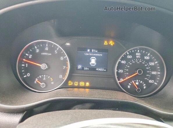 KNDPM3AC5L7798861 2020 KIA SPORTAGE White Widok zestawu wskaźników