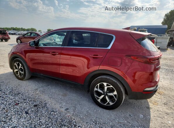 KNDPM3AC5M7848868 2021 KIA SPORTAGE Red Հետևի ձախ