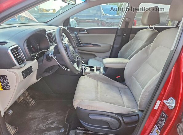 KNDPM3AC5M7848868 2021 KIA SPORTAGE Red Սալոնի դիմացի տեսք