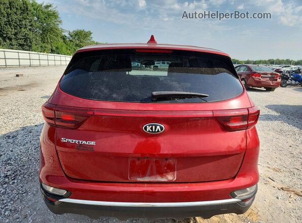 KNDPM3AC5M7848868 2021 KIA SPORTAGE Red Հետևի տեսք