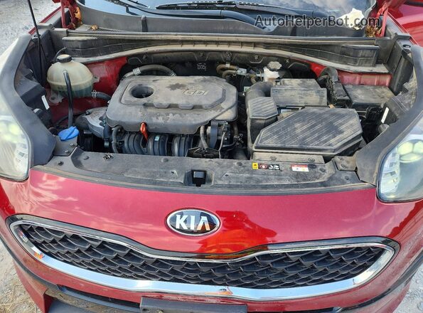 KNDPM3AC5M7848868 2021 KIA SPORTAGE Red Շարժիչի բաժամունքի տեսք