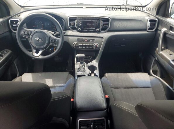 KNDPM3AC6H7047663 2017 KIA SPORTAGE Gray Առջևի վահանակի տեսք