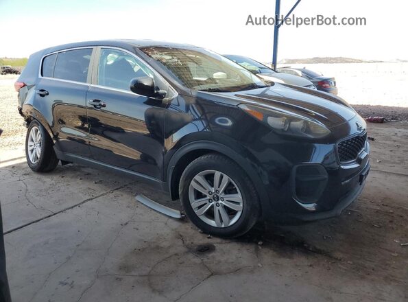 KNDPM3AC6H7103312 2017 KIA SPORTAGE Черный Передняя правая четверть