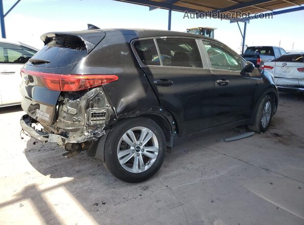 KNDPM3AC6H7103312 2017 KIA SPORTAGE Черный Задняя правая четверть