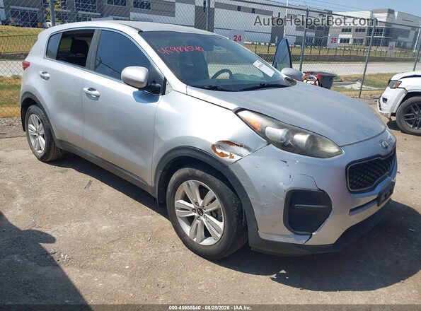 KNDPM3AC6H7106890 2017 KIA SPORTAGE Silver Front view