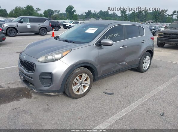 KNDPM3AC6H7110065 2017 KIA SPORTAGE Gray Передня ліва чверть