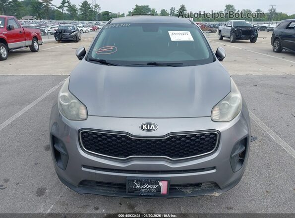 KNDPM3AC6H7110065 2017 KIA SPORTAGE Gray Вид спереду
