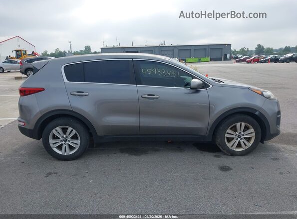 KNDPM3AC6H7110065 2017 KIA SPORTAGE Gray Вид задньої частини салону