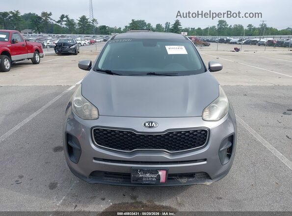 KNDPM3AC6H7110065 2017 KIA SPORTAGE Gray Вид щитка приладів