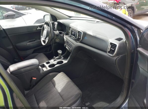 KNDPM3AC6H7159752 2017 KIA SPORTAGE Blue წინა სალონის ხედი