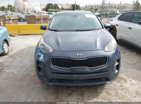 KNDPM3AC6H7159752 2017 KIA SPORTAGE Blue ხელსაწყოთა პანელის ხედი