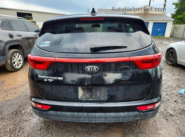 KNDPM3AC6H7232473 2017 KIA SPORTAGE Черный Вид салона спереди