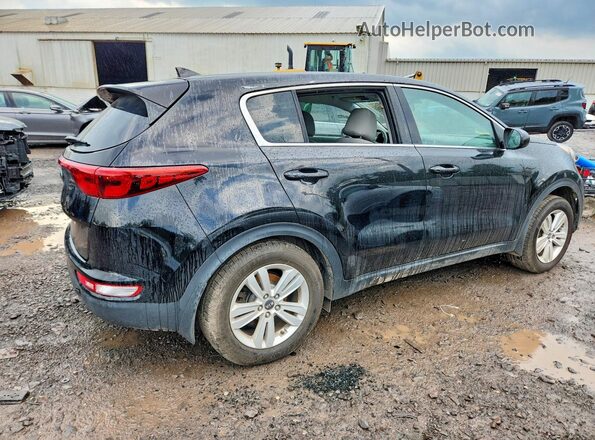 KNDPM3AC6H7232473 2017 KIA SPORTAGE Черный Передняя правая четверть