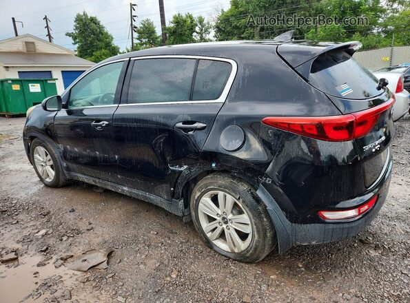 KNDPM3AC6H7232473 2017 KIA SPORTAGE Черный Задняя правая четверть