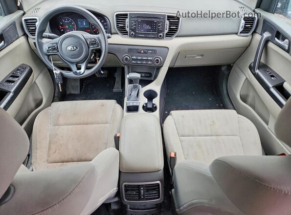 KNDPM3AC6H7232473 2017 KIA SPORTAGE Черный Вид задних сидений