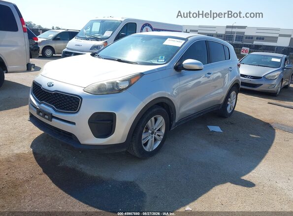 KNDPM3AC6H7237608 2017 KIA SPORTAGE Silver Передня ліва чверть
