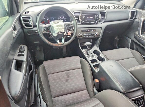 KNDPM3AC6J7319540 2018 KIA SPORTAGE Tan Вид панелі приладів