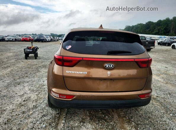 KNDPM3AC6J7319540 2018 KIA SPORTAGE Tan Вид ззаду