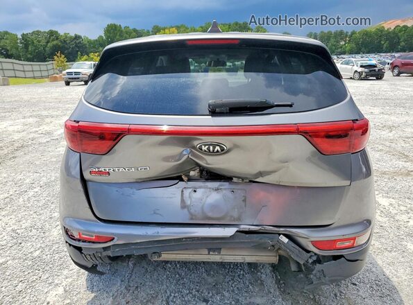KNDPM3AC6J7342946 2018 KIA SPORTAGE Gray Вид ззаду