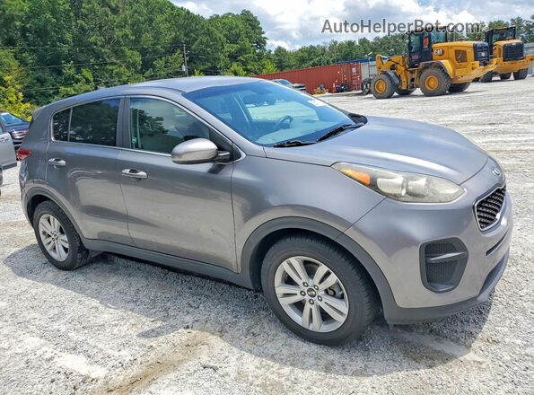 KNDPM3AC6J7342946 2018 KIA SPORTAGE Gray Передня права чверть